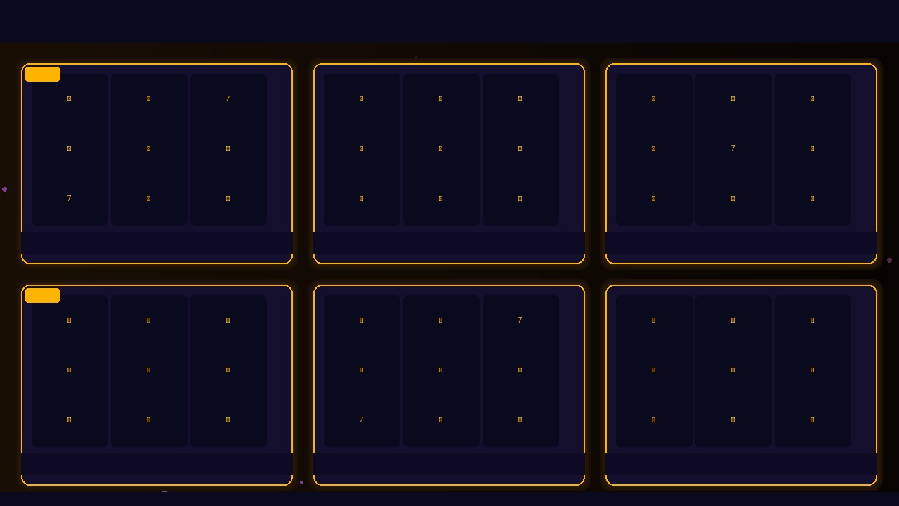 شبكة عرض العاب السلوتس المميزة مع رموز البوكر وال jackpot